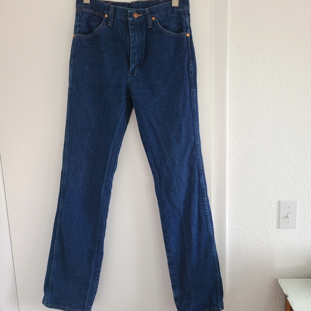 Wrangler Mens Cowboy Cut Slimfit Jeans 29 X 34